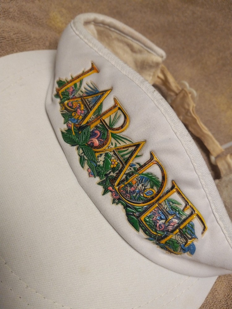 Vintage - Labadee - White Visor
