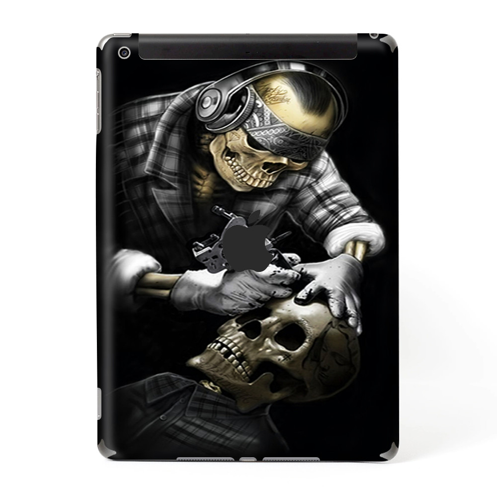 Skins Decal Wrap for Apple iPad 9.7 2017-Skeleton tattooer