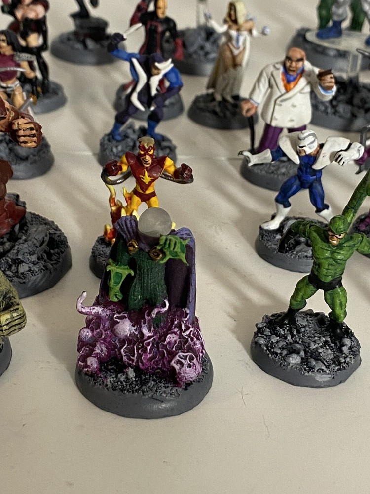 Marvel Superhero villian Custom painted miniatures Rare Wizkid E2