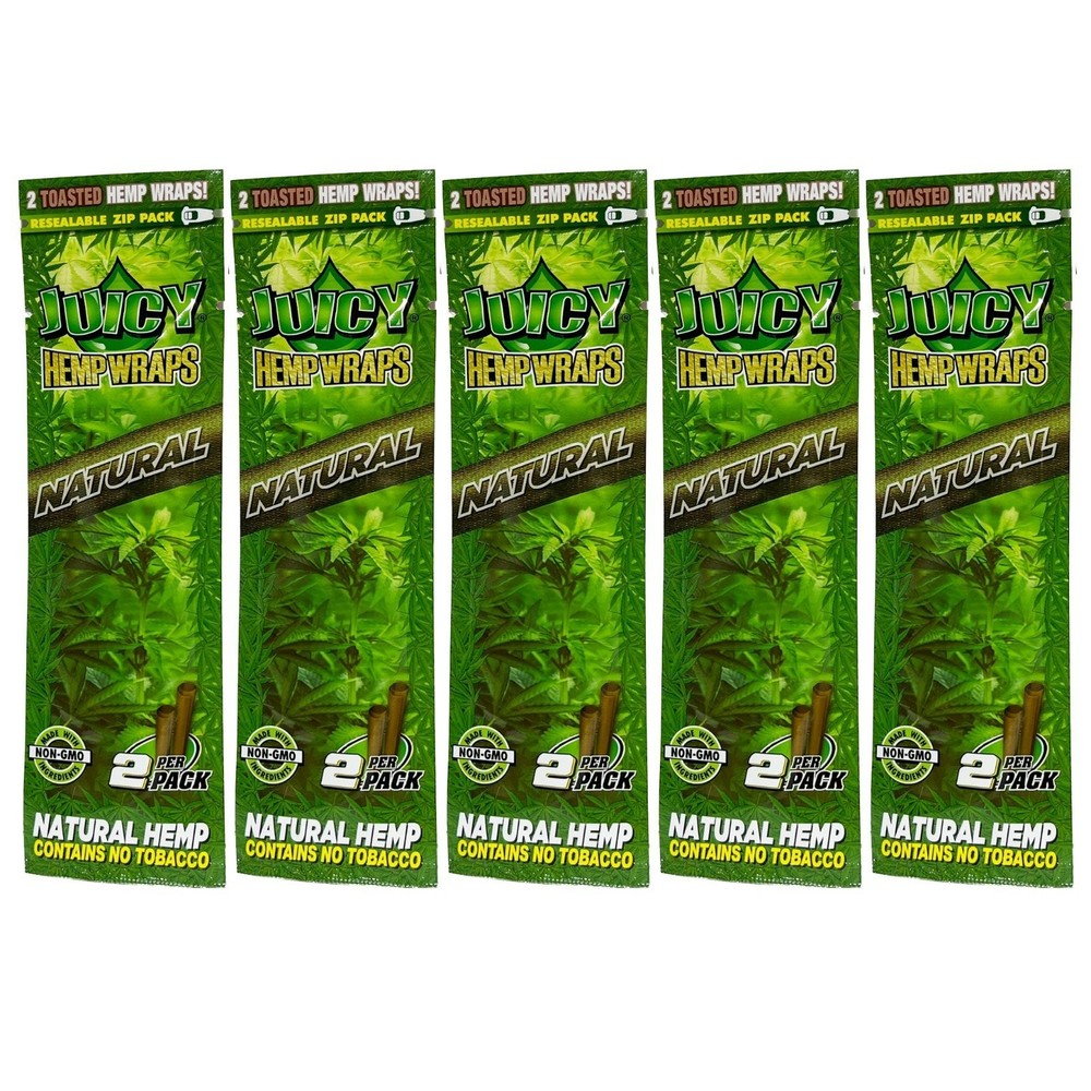 Juicy Wraps Natural (2 Wraps/Pack) 5 Packs