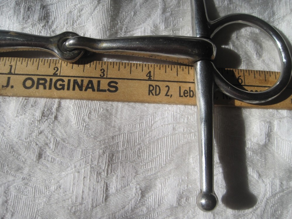 Full Check Snaffle 5'' Stainless Steel