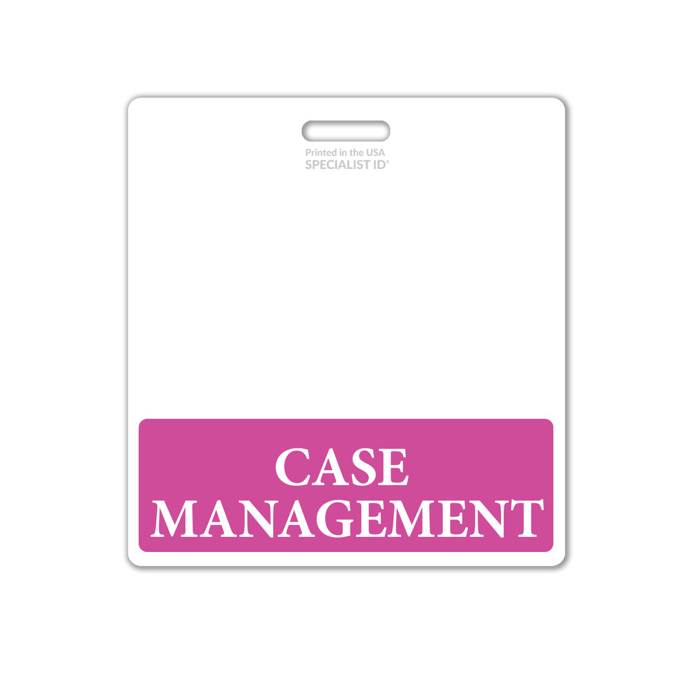 5 Pack - Case Management Badge Buddy Oversized Horizontal XL ID Badge Backer