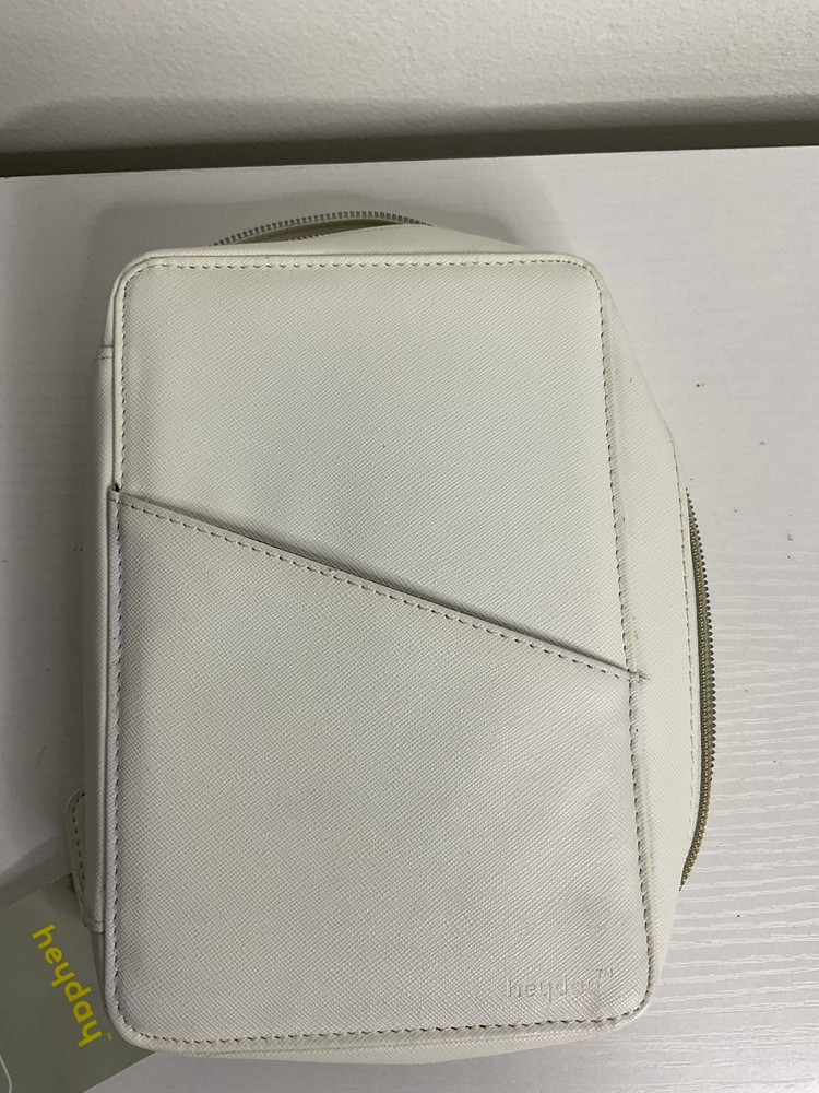 Heyday Electronics Travel Organizer,Tech Accessories Pouch White Bag