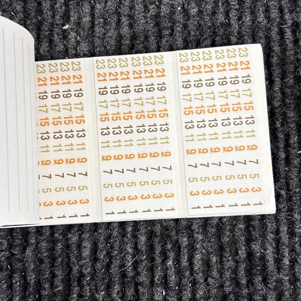 Klein Tools 56252 Wire Marker Book 1-48