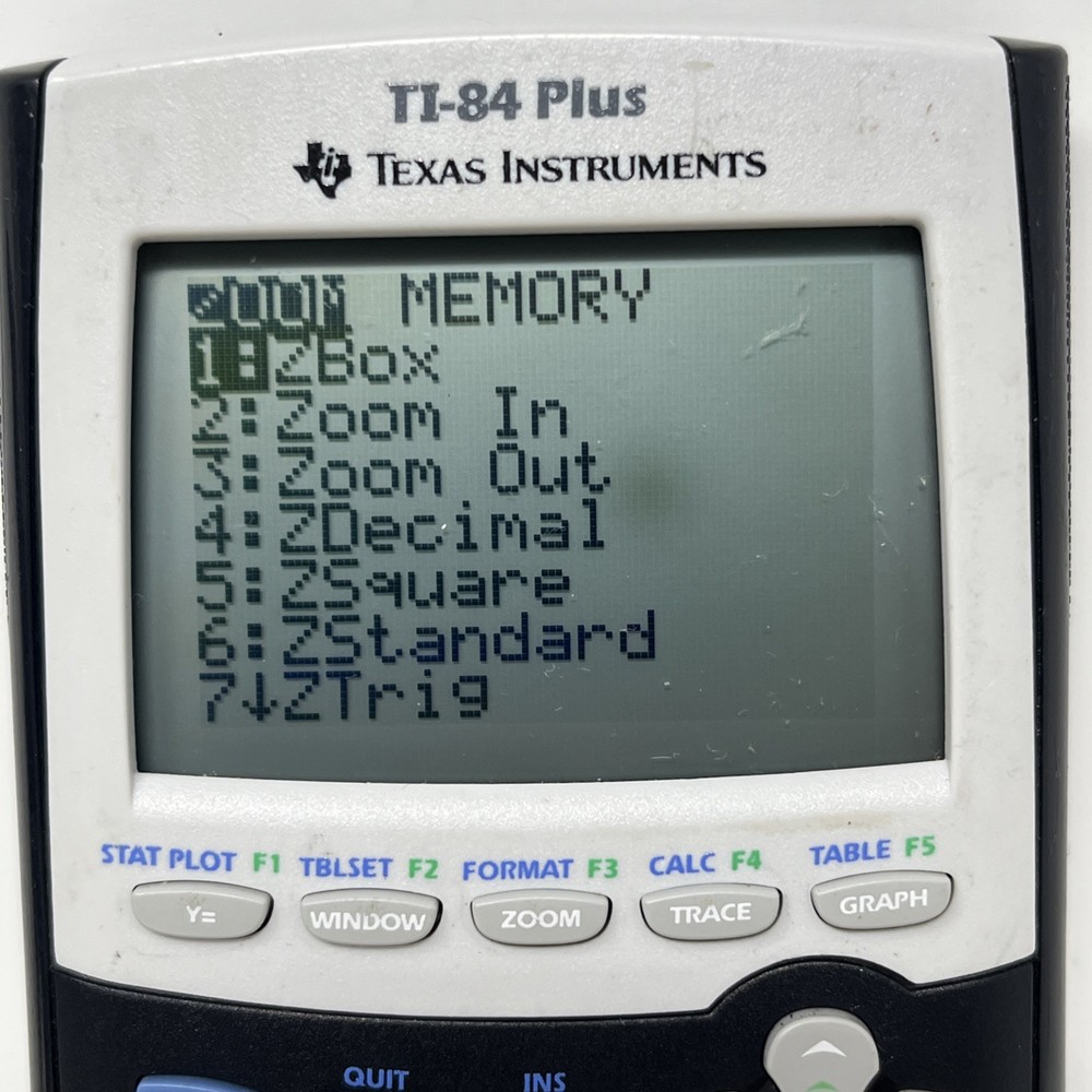 Texas Instruments TI-84 Plus Graphing Calculator W/ Cover TESTED