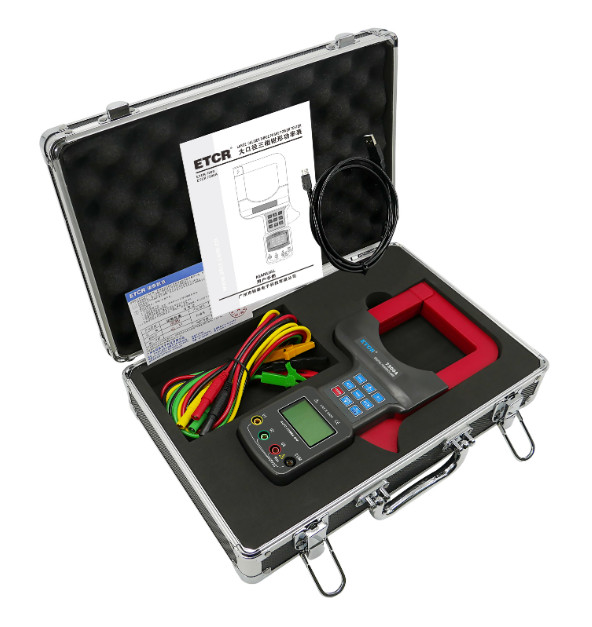 Digital Large Caliber Three Phase Clamp Power Meter with Automatic Shift 2000A