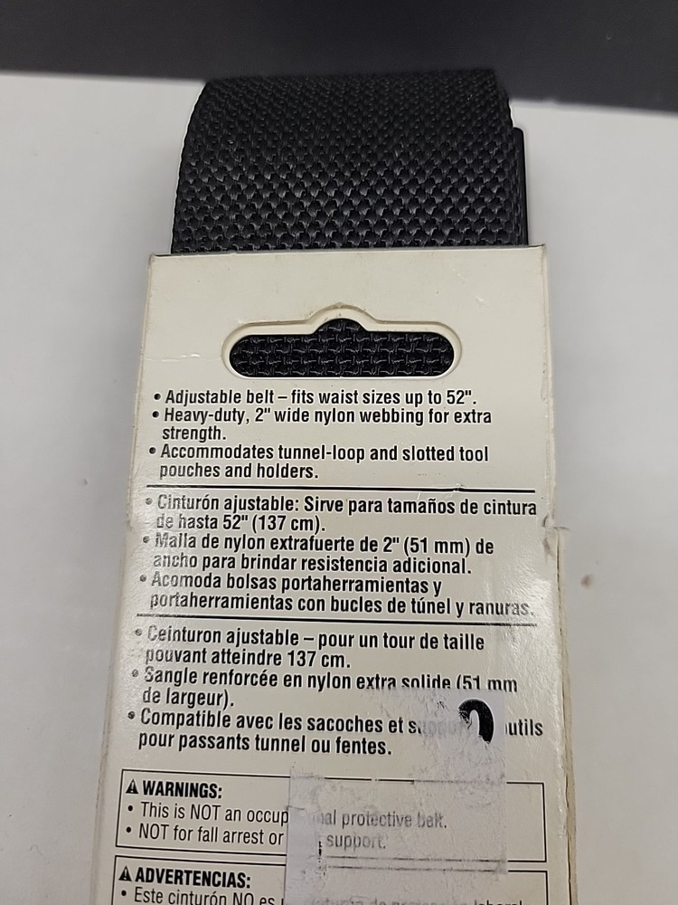 Klein Tools 5705 PowerLine Adjustable Web Work Belt Up To 52"