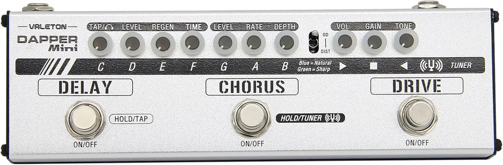 Dapper Mini Effects Strip, Mes-1,Silver