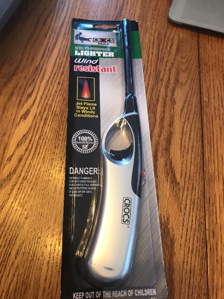 Crocs Max Wind Resistant Jet Flame Stays Lit Multi Purpose Lighter Ships N 24h