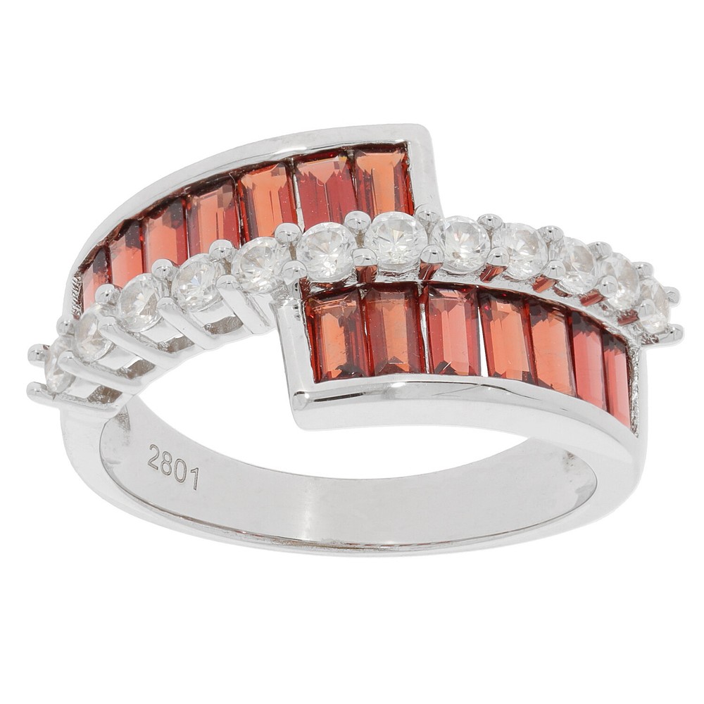 Sterling Silver Semi Mount Ring Setting Emerald OCT 4X2mm