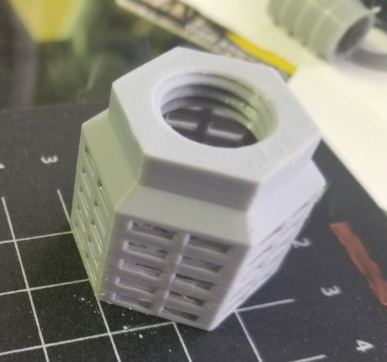 1/2" barbed bulkhead fitting w/ Filter/Strainer for Hydropnics system/aquarium