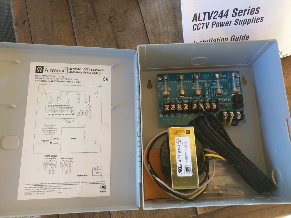 ALTRONIX ALTV244 Power Supply New Fast Shipment!!