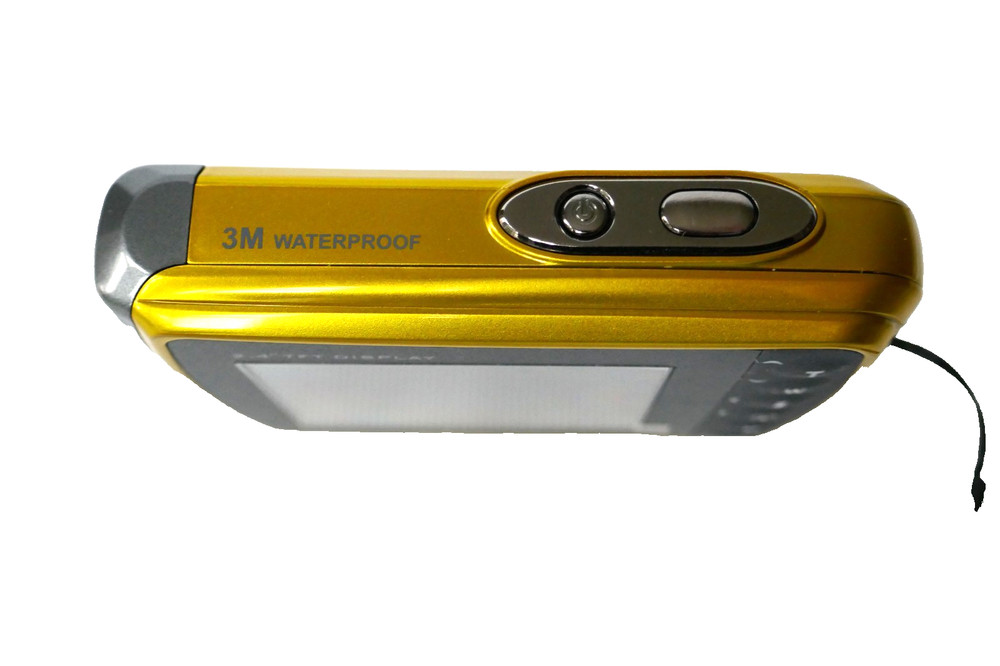 Polaroid Digital Camera iD516 12MP Yellow WATERPROOF Boxed Tested