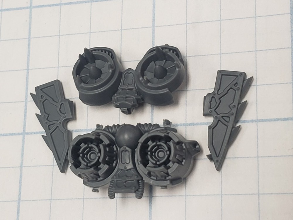 40k Chaos Space Marines Bits Murderwing Raptor Kill Team Jump Pack #102