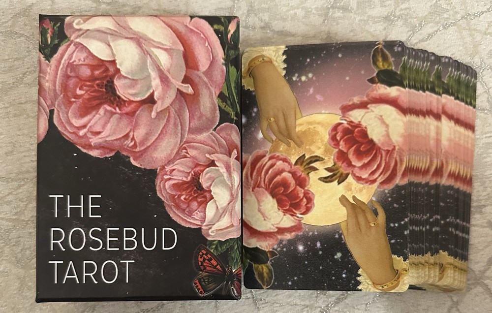 The Rosebud Tarot Card Deck Complete Set with Guidebook and Box
