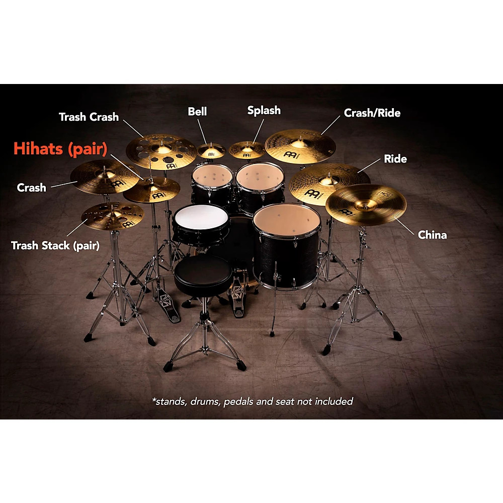 Meinl HCS Hi-Hat Cymbal Pair 13 in.