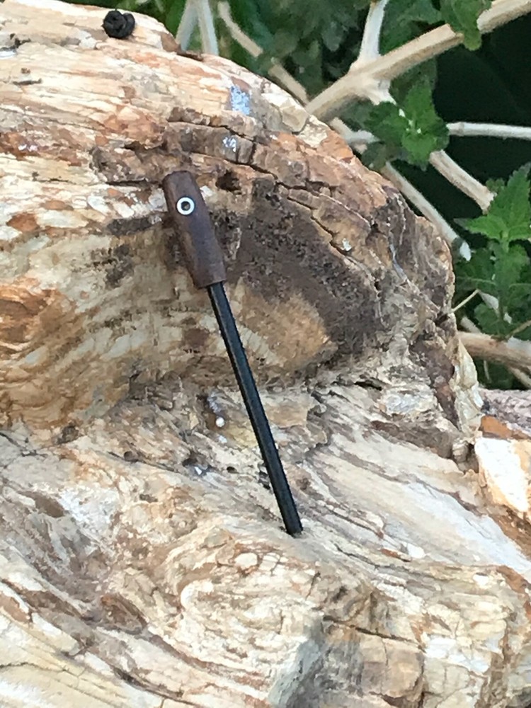 Micro Altoids Tin Kit Walnut Ferrocerium Rod