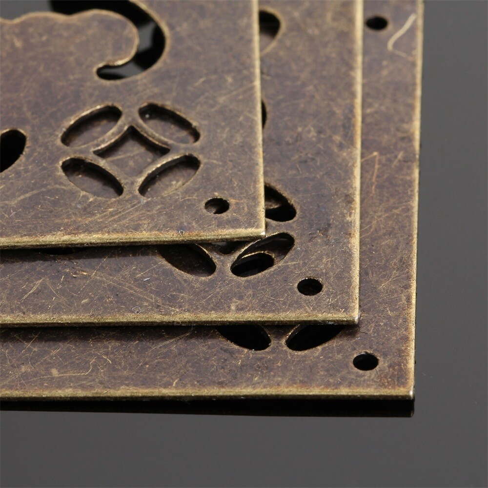 4Pcs Antique Decorative Corner Edge Protector for Jewelry Gift Box Table Cabinet