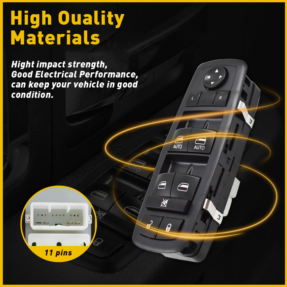 Driver Side Master Power Window Control Switch Fit 2011-2013 Jeep Grand Cherokee