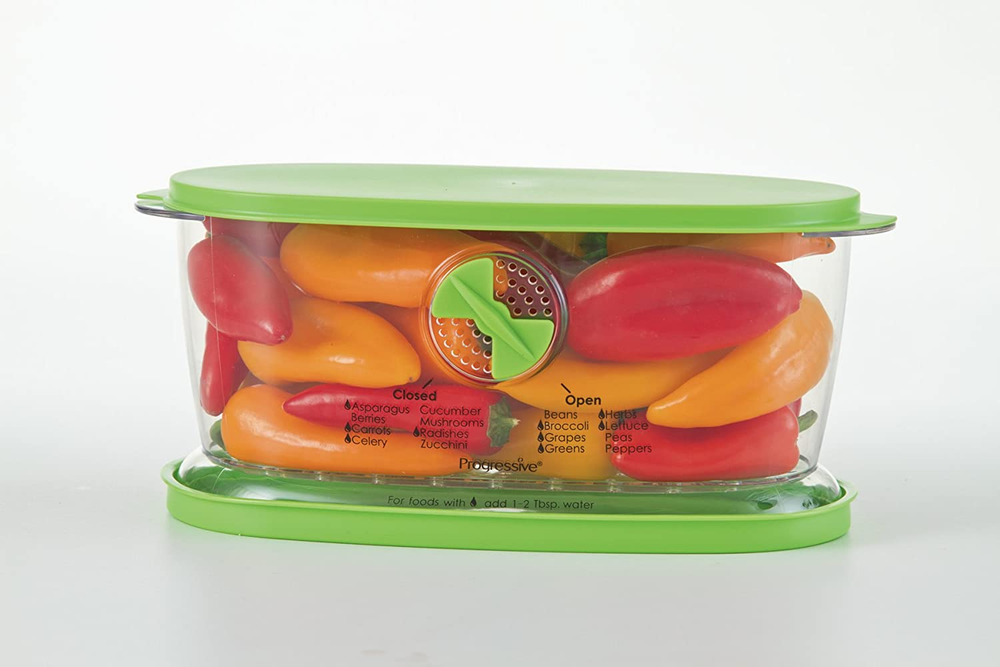 Prepworks by Progressive Fresh Fruit & Vegetable Keeper,Green