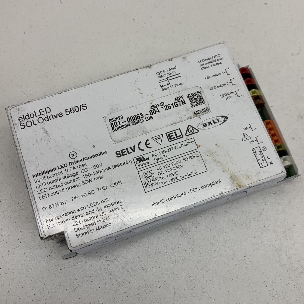 eldoLED 560/S SOLOdrive SL0560S4 Intelligent LED Driver/Controller 350mA