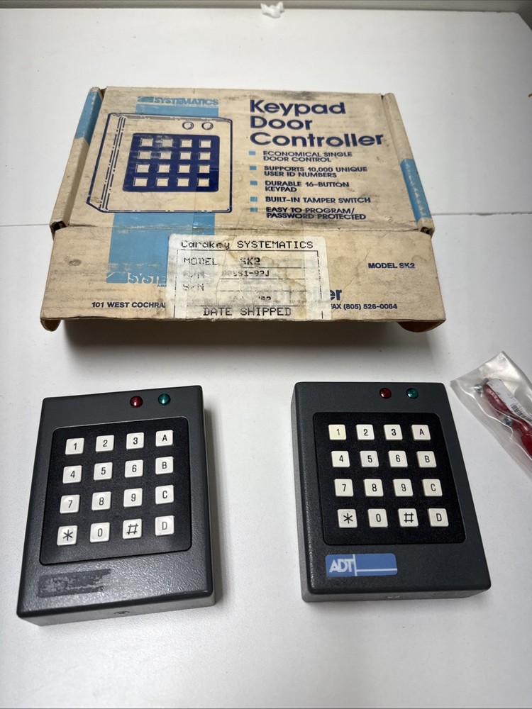 Systematics Cardkey Systems Adt Keypad Reader SK2 2pcs
