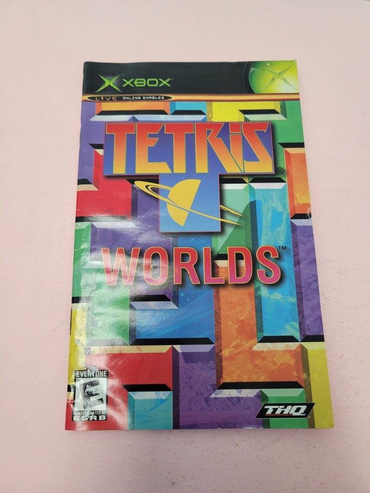 Tetris Worlds XBOX Instruction Manual Only