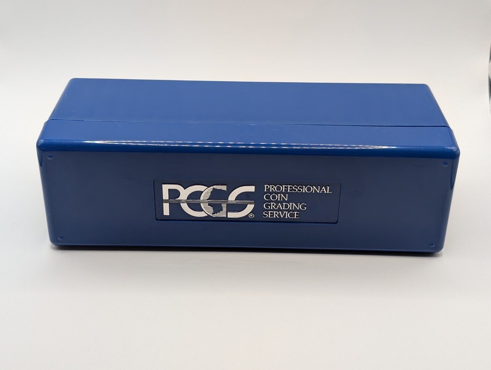 Blue PCGS Storage Box for PCGS Slabbed Holds 20 Coin