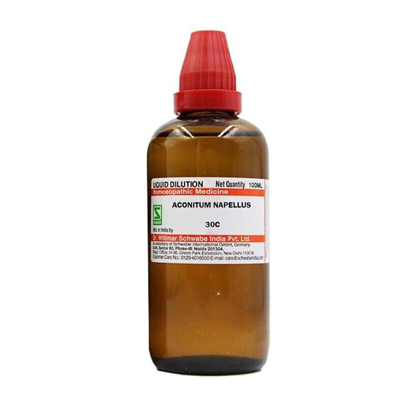 Willmar Schwabe Homeopathic Aconitum Napellus (Select Potency) 100 ml