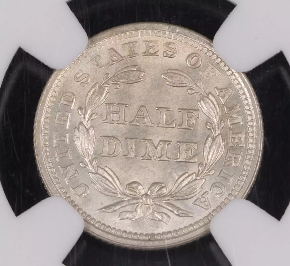 1859 Liberty Seated Half Dime NGC MS-66+
