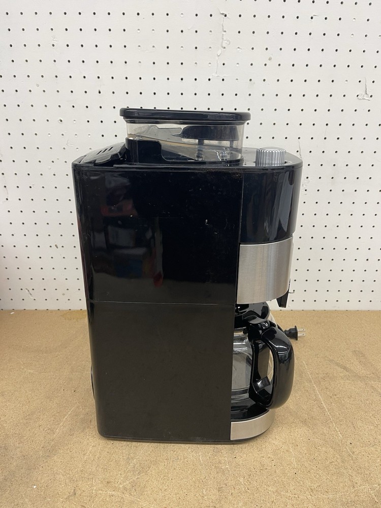 COWSAR 10-Cup Stainless Steel Drip Coffee Maker with Built-In Adjustable Grind