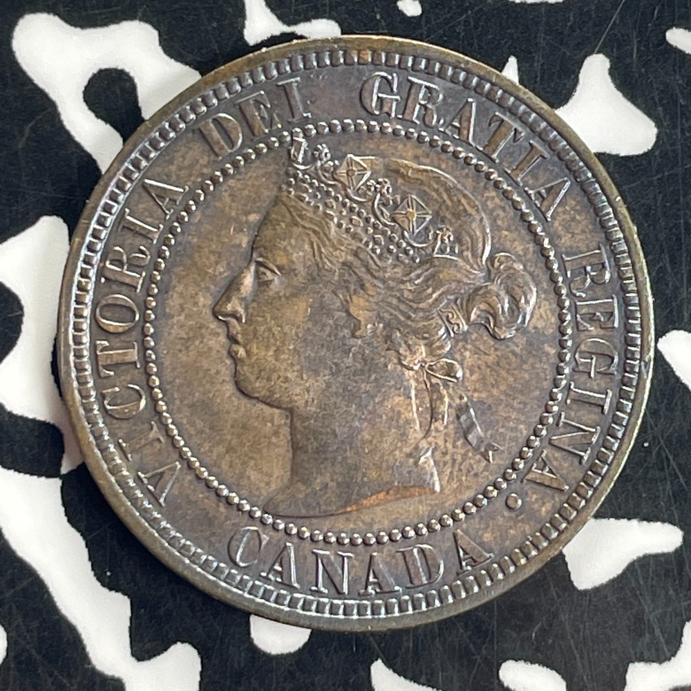 1882-H Canada Large Cent Lot#T8429 Nice!