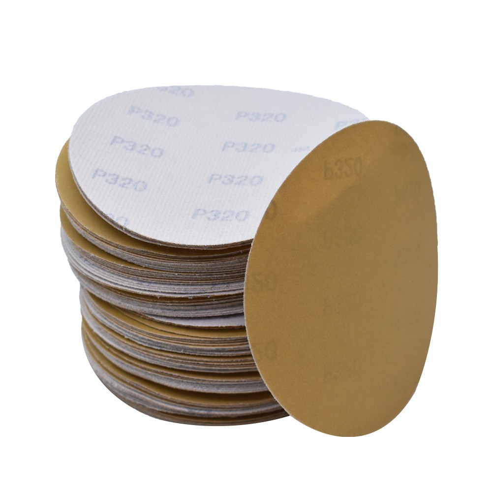 Hook Loop Pads Sanding Disc Flocking 100 Pack High Precision 6" 240 Grit NO-Hole