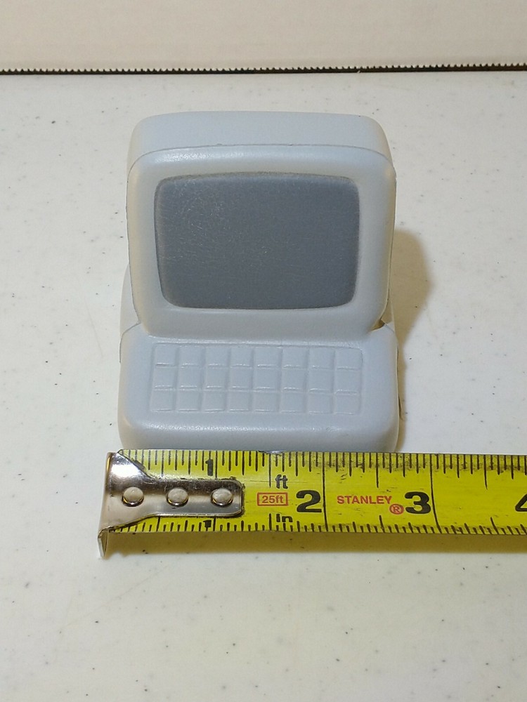 Old School Apple Mac Computer "Look Like" Hand Squeeze Foam Stress Reliever
