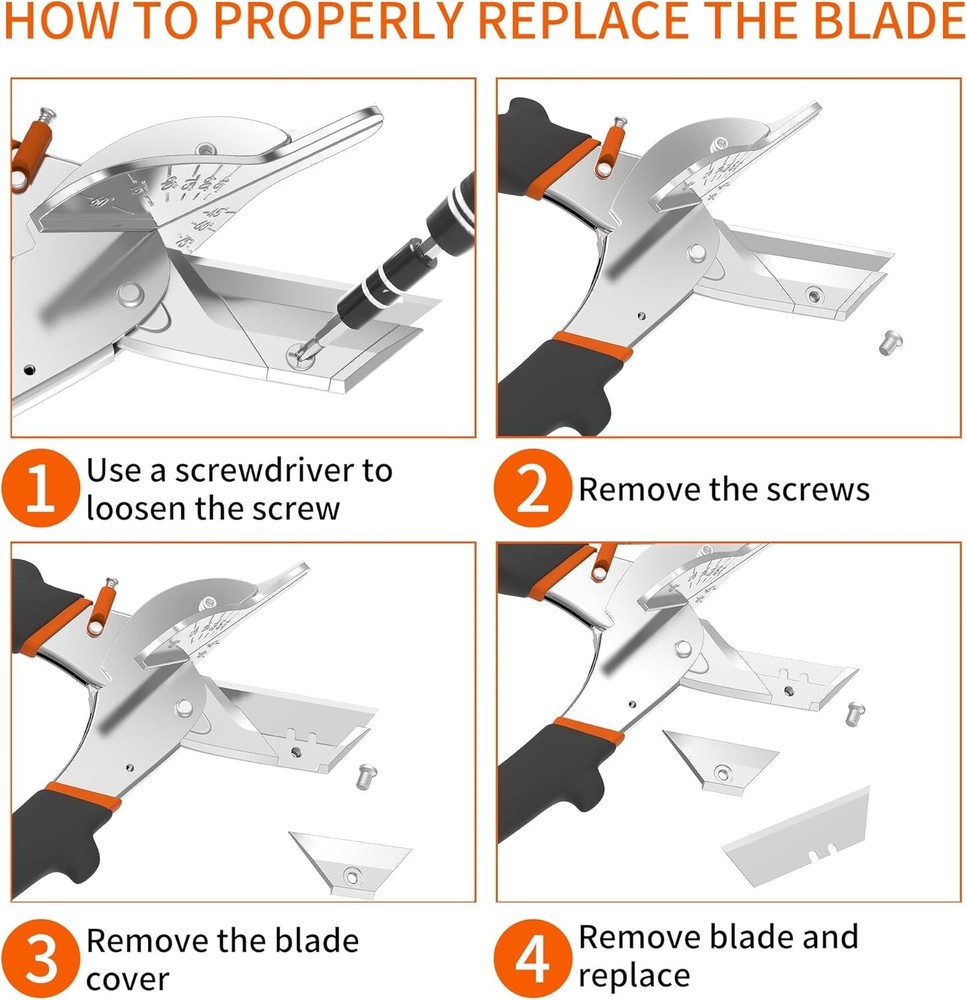 GARTOL Quarter Round and Shoe Mold Cutter, Miter Shears for Angular Cutting o...