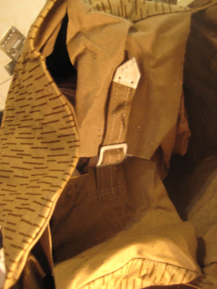 East German Rain Drop Camouflage Back Pack & Web Straps Day Pack