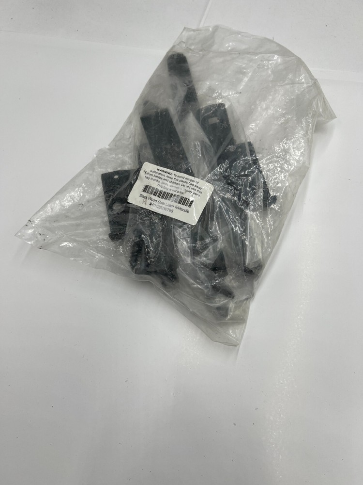 Wood Gate Latch w/Handle Steel Black 840129210795