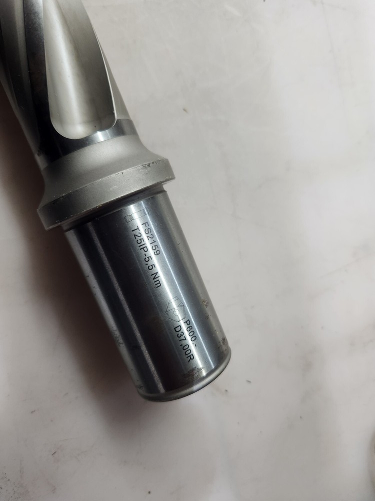 Walter Xtra-Tec 37mm Indexable Drill Bit 6xD Thru Coolant Carbide CNC ToolHolder