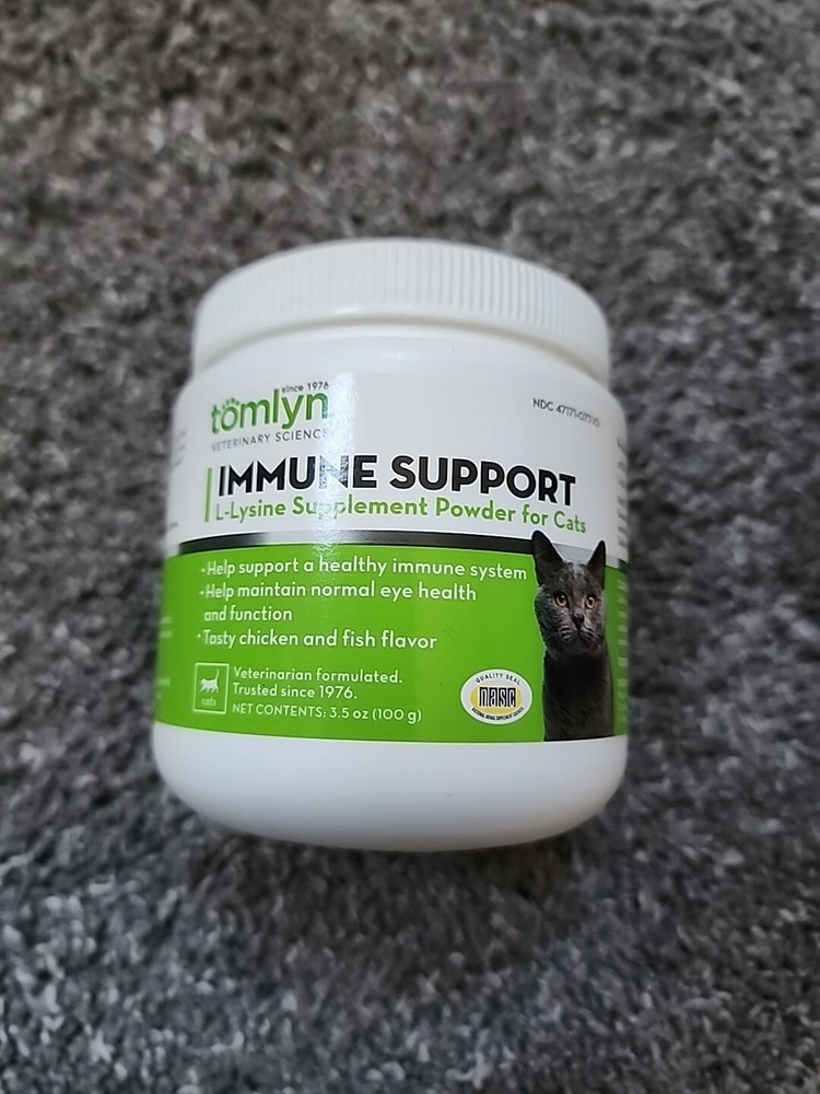 Tomlyn Immune Support L-Lysine Supplement Powder for Cats