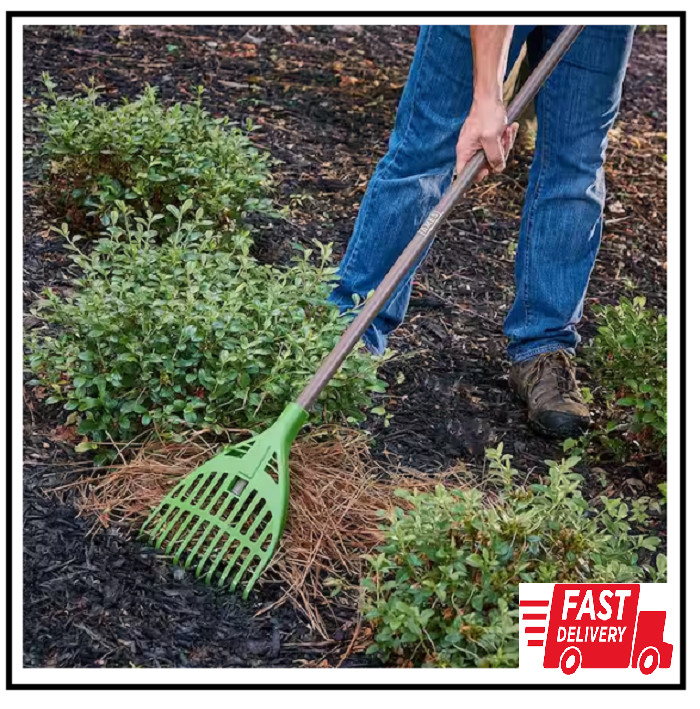 60 In. Handle Collector 8 In. Poly Shrub Rake