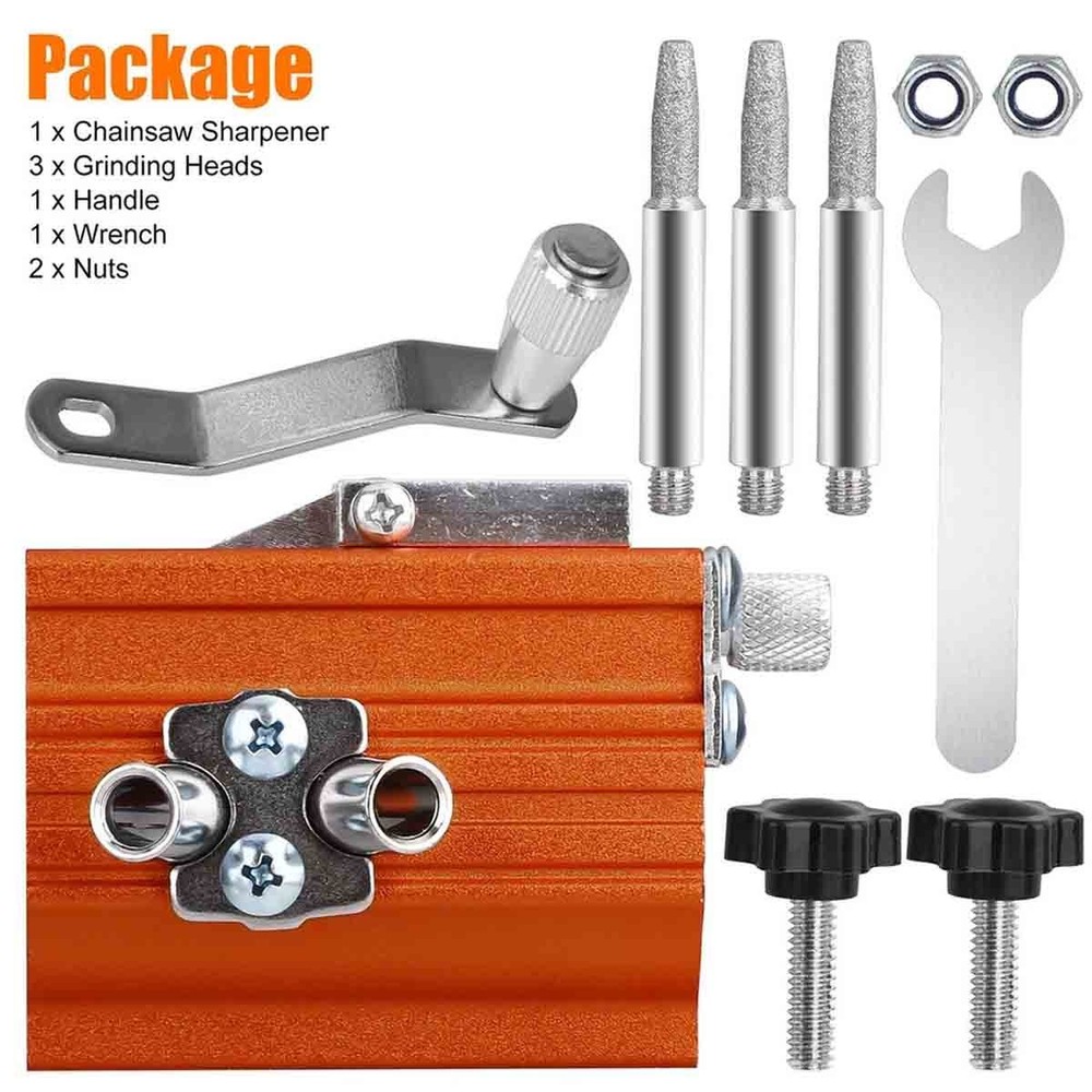 Portable electric saw chain saw sharpening fixture sharpening tool kit US
