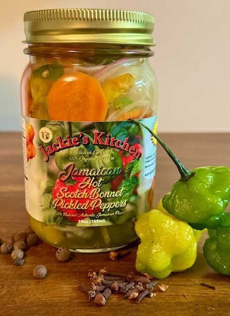 Jamaican Hot Scotch bonnet peppers.