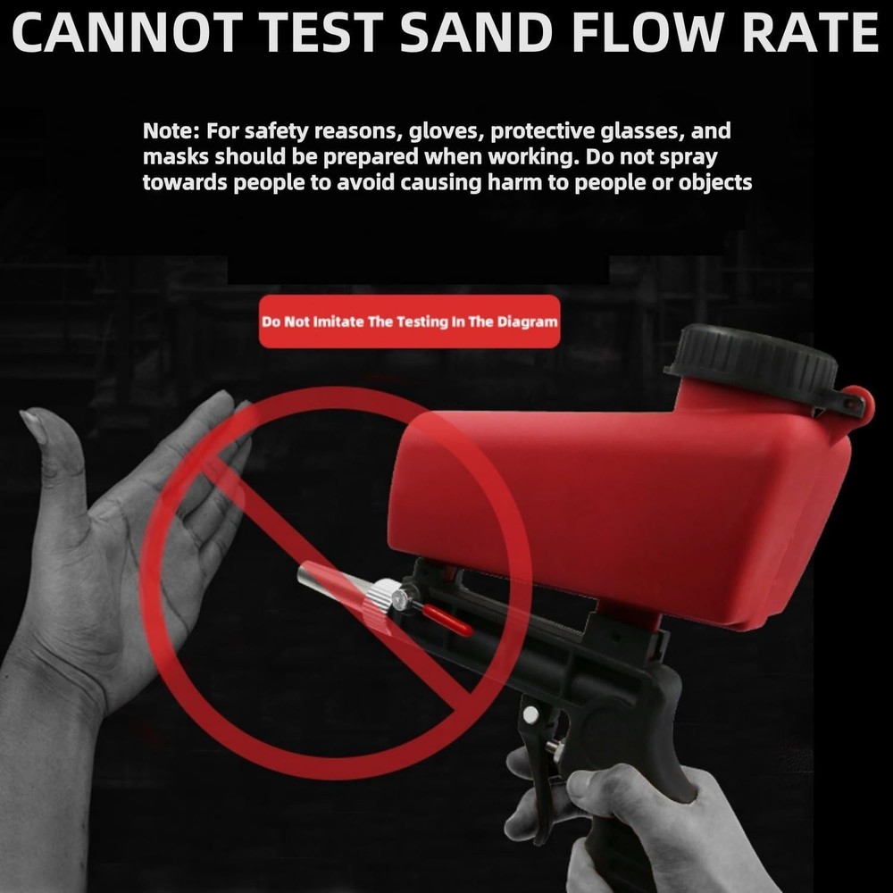 Sandblaster Sand Blaster Gun Kit, Portable 90psi Gravity Sand Blasting Spray ...