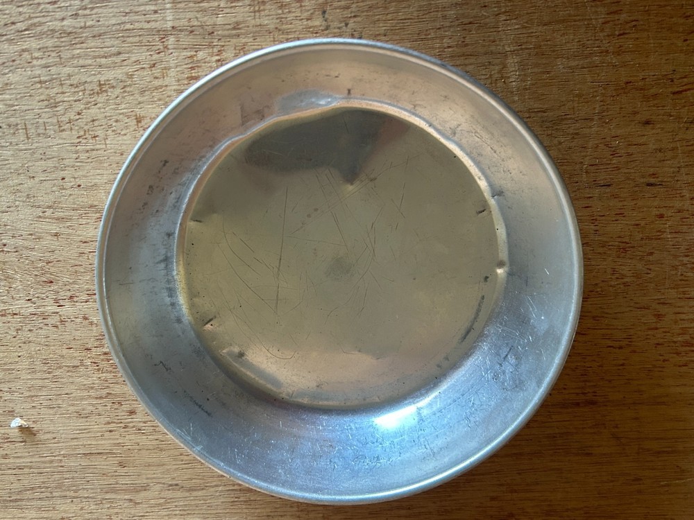 Aluminum Mess Kit Camping Pot Pan Bowl Cup Handle Nesting Vintage Hunting
