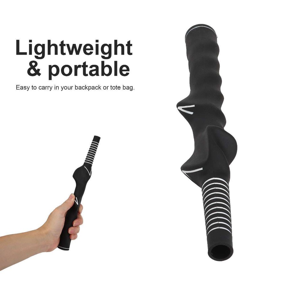3pcs Right-Hand Golf Swing Training Grip Standard Teaching Aid Warm Up Trainer