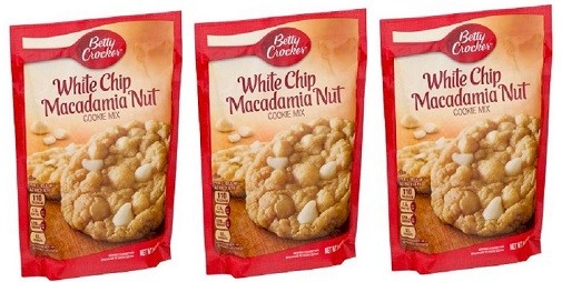 Betty Crocker Cookie Mix White Chip Macadamia Nut 3 Pack