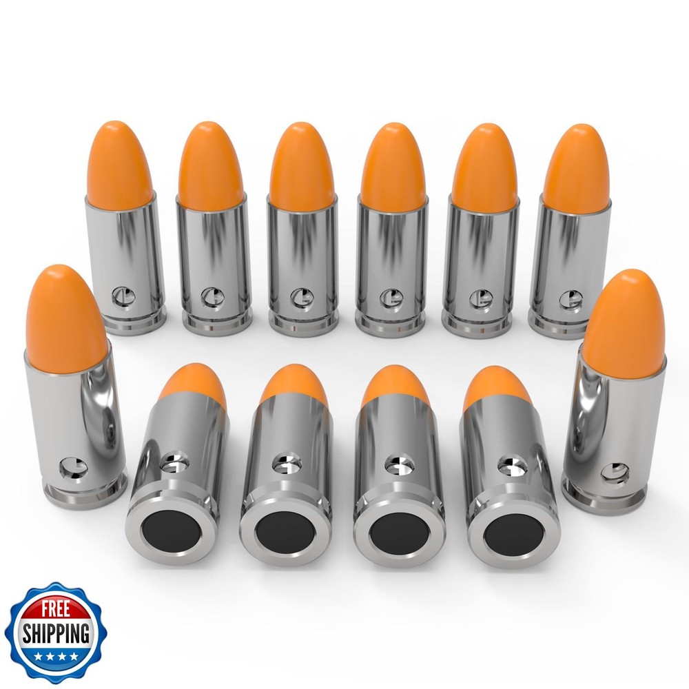 GORTAR 9mm Snap Caps Training Dummy Rounds Practice Safe Loading