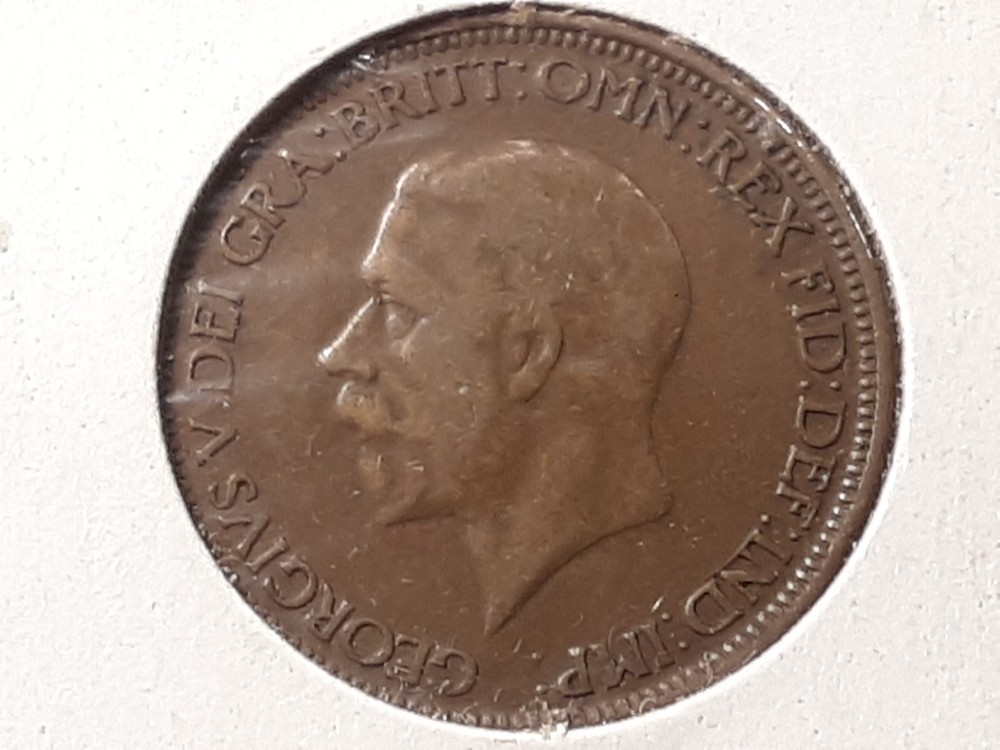 1931 Great Britain Half Penny Fine/VF