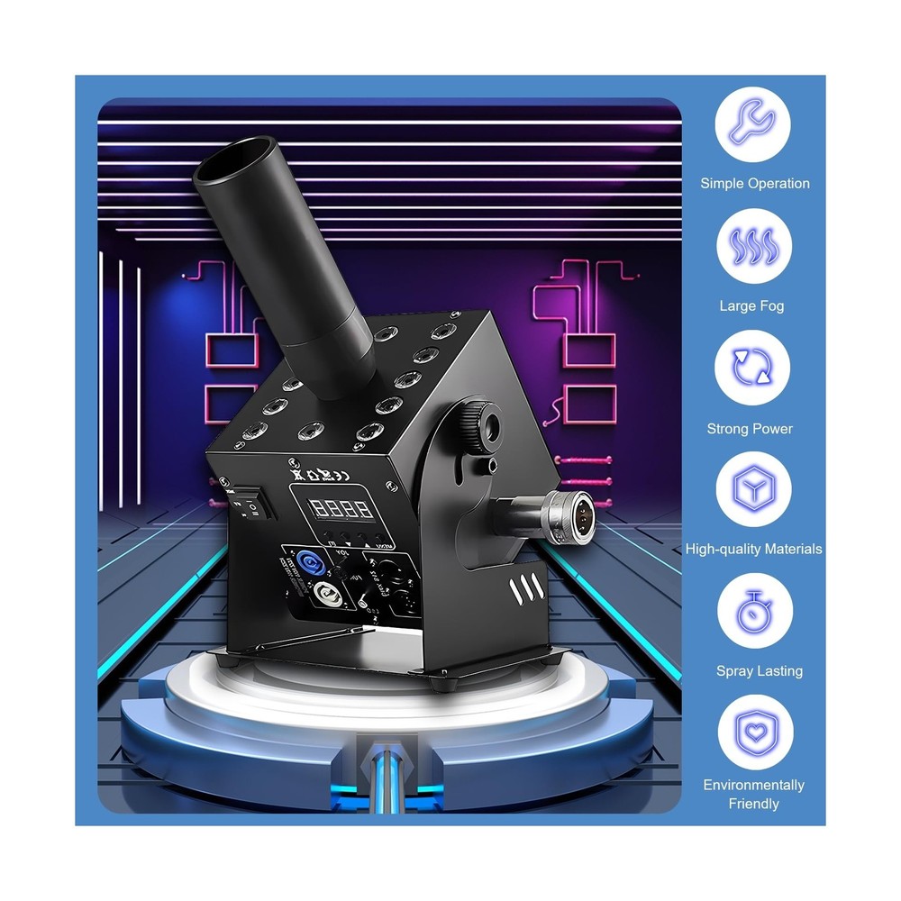 LED CO2 Jet Machine, LCD Display Stage Fog Machine, DMX Control Digital Co2 C...