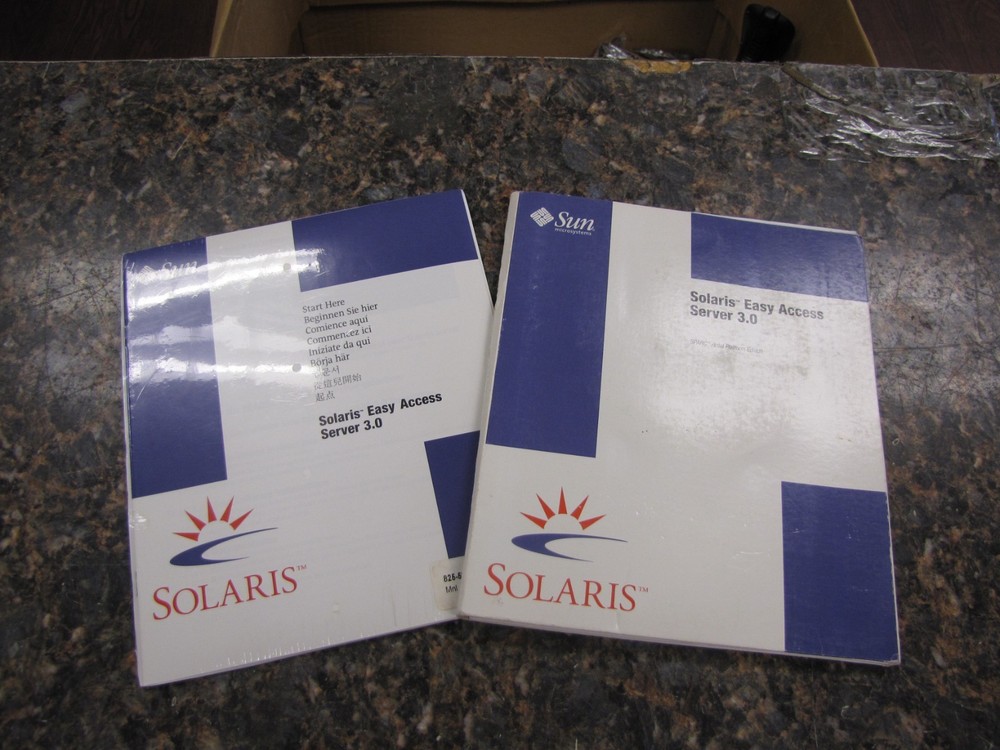 Vintage Sun Solaris Easy Access Server 3.0 SPARC Intel Platform Edition CD